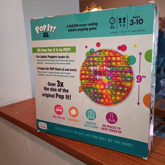 NEW Chuckle & Roar Pop It! XL- The Jumbo Never-Ending Bubble Popping Game - Picture 5 of 5